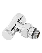 Угловой запорный клапан Danfoss 003L0273 RLV-CX хром