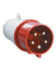 Трехфазная вилка IEK ССИ-025 (3Р+PЕ+N) 32А 380V IP44