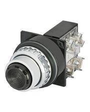 Кнопка черная выступающая New Elfin Ø30мм IP65