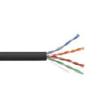 Кабель UTP, кат.5E 4х2х0,48мм solid, 305м черный
