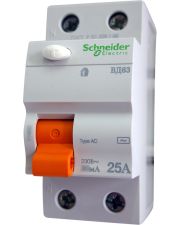 ПЗВ Schneider Electric ВД63 1Р+N 16A 10mА АС