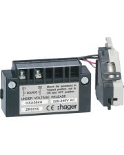 Расцепитель минимального напряжения Hager HXA054H с выдержкой x250 220-240В АС
