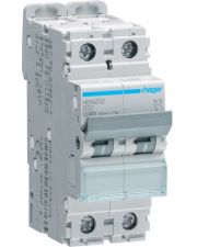 Автоматический выключатель Hager NBN232 2P 10кА B-32A 2M