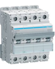 Автоматический выключатель Hager NCN640 3P+N 10кА C-40A 4M