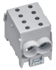 Модульний ввідний клемник Hager KH70G 1P 2x70²/2x50² 160А (сіра)