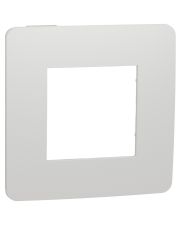 Однопостова рамка Schneider Electric NU280218 (білий/білий)