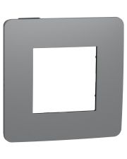 Однопостовая рамка Schneider Electric NU280222 (дымчато-серый/антрацит)