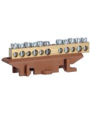 Фазная шина с держателем Hager KM10C 5x16+5x10мм²