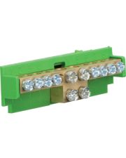 Защитная шина заземления с держателем Hager KM10E 2x16+8x10мм²