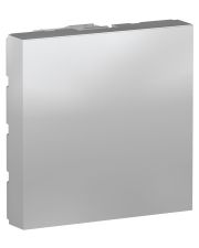 Заглушка Schneider Electric NU986630 для розетки 45х45 (алюминий)