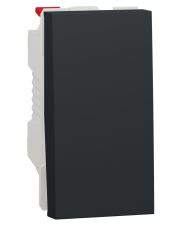 Одноклавишный выключатель Schneider Electric NU310154 (схема 1) 10А 1М (антрацит)