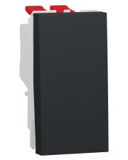 Одноклавишный перекрестный переключатель Schneider Electric NU310554 (схема 7) 10А 1М (антрацит)