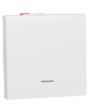 Одноклавишный переключатель Schneider Electric NU320318S с нейтралью 10А 2М (белый)