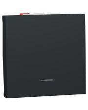 Одноклавишный переключатель Schneider Electric NU320354S с нейтралью 10А 2М (антрацит)