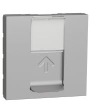 Накладка для RJ45 розетки Schneider Electric NU941130 2М (алюминий)