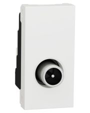 Одинарная TV розетка Schneider Electric NU346118 1М (белая)