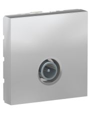 Одинарная TV розетка Schneider Electric NU346230 2М (алюминий)