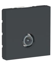 Одинарная TV розетка Schneider Electric NU346254 2М (антрацит)
