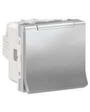 Розетка Schneider Electric NU303730TA (винтовой зажим) 16А (алюминий)