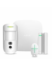 Комплект охранной сигнализации Ajax StarterKit Cam Plus белый (000019854)