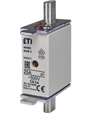 Предохранитель ETI 004181207 NH-000/gG 25A 500V KOMBI