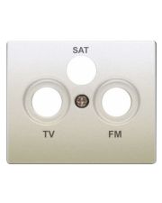 Центральная панель телевизионной R TV-SAT розетки Siemens Iris 18341-A (слоновая кость)