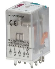 Электромеханическое реле ETI 002473006 ERM4-024DC 4p