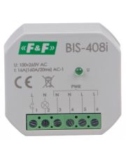 Бістабільне реле F&F BIS-408i 165-265В AC 16А (160А/20 мс)