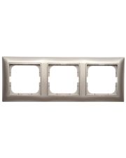 Трехместная рамка ABB Basic 55 2CKA001725A1503 2513-93-507 (шампань)
