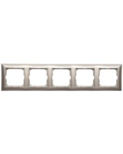 Пятиместная рамка ABB Basic 55 2CKA001725A1505 2515-93-507 (шампань)