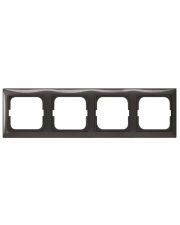 Четырехместная рамка ABB Basic 55 2CKA001725A1509 2514-95-507 (черный шато)