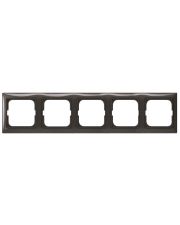 Пятиместная рамка ABB Basic 55 2CKA001725A1510 2515-95-507 (черный шато)