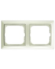 Двухместная рамка ABB Basic 55 2CKA001725A1512 2512-96-507 (белый шале)