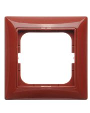 Одноместная рамка ABB Basic 55 2CKA001725A1516 2511-97-507 (красный фойер)