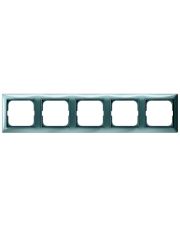 Пятиместная рамка ABB Basic 55 2CKA001725A1525 2515-98-507 (синий бистро)