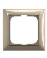 Одноместная рамка ABB Basic 55 2CKA001725A1526 2511-99-507 (бежевый мэйсон)