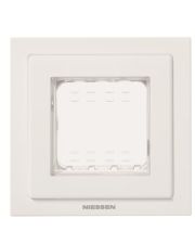 Одноместная рамка ABB Zenit 2CLA327100N1101 N3271 BL IP55 (белый)