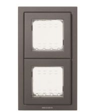 Двухместная рамка ABB Zenit 2CLA327200N1801 N3272 AN IP55 (антрацит)