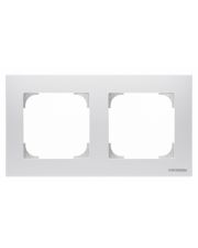 Двухместная рамка ABB Sky 2CLA857210A1101 8572.1 BL (белый)