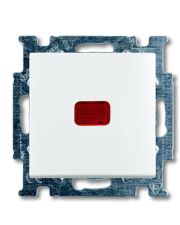 Однокнопочный выключатель с N-клеммой ABB Basic 55 2CKA001012A2143 2006/6 UCK-94-507 (альпийский белый)