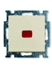 Однокнопочный выключатель с N-клеммой ABB Basic 55 2CKA001012A2150 2006/6 UCK-92-507 (слоновая кость)