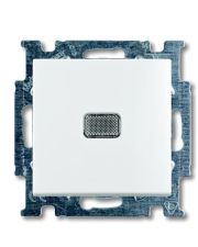 Однокнопочный выключатель ABB Basic 55 2CKA001012A2153 2006/1 UCGL-94-507 (альпийский белый)