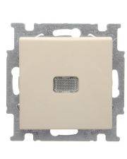 Однокнопочный выключатель ABB Basic 55 2CKA001012A2156 2006/1 UCGL-92-507 (слоновая кость)