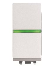 Проходной выключатель ABB Zenit 2CLA210250N1101 N2102.5 BL 1М (белый)