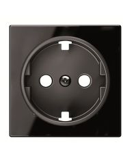 Центральная плата розетки ABB Sky 2CLA858800A2501 8588 CN с заземлением (черное стекло)