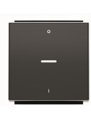 Клавиша выключателя ABB Sky 2CLA850140A1501 8501.4 NS с линзой 0/I (черный бархат)