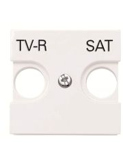 Центральная плата TV-R SAT розетки ABB Zenit 2CLA225010N1101 N2250.1 BL (белый)