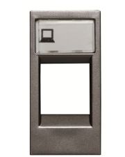 Центральная плата коммуникационной розетки ABB Zenit 2CLA211810N1801 N2118.1 AN 1М (антрацит)