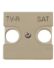 Центральная плата TV-R SAT розетки ABB Zenit 2CLA225010N1901 N2250.1 CV (шампань)