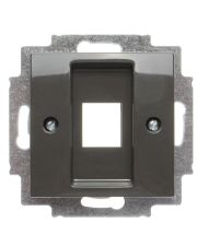 Центральная плата компьютерной розетки ABB Basic 55 2CKA001753A0214 2561-95-507 (черный шато)